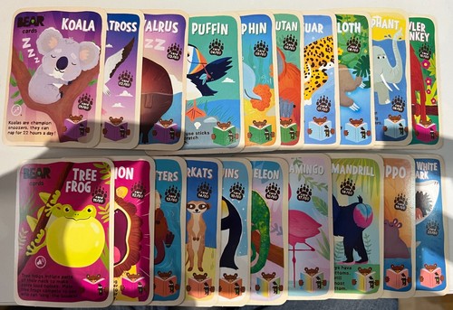 Animal kingdom bear yoyo cards - animal,
