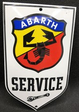 Abarth Porcelain/Enamel Retro
