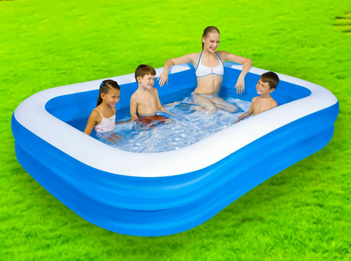 Family inflatable swimming - family,