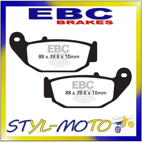 Fa629 organic rear brake pads - brake,