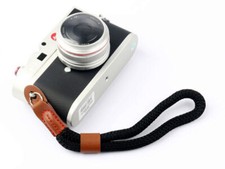 Black Nylon Rope Camera Hand Wrist Strap Lanyard DSLR Bridge Compact - UK SELLER