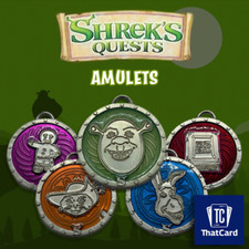 Shrek Shreks Shrek's Quest Adventures Stickers Rare AMULETS - Pick!