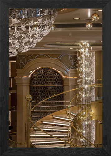 Stairway heaven framed wall - to,