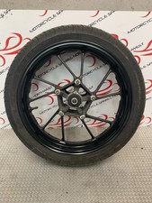 YAMAHA MT07 FRONT WHEEL AND TYRE  2016 TRACER 700 FRONT WHEEL GOOD TYRE REF A008