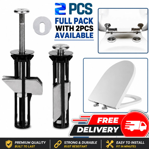 2pc heavy duty toilet seat - 2pc,