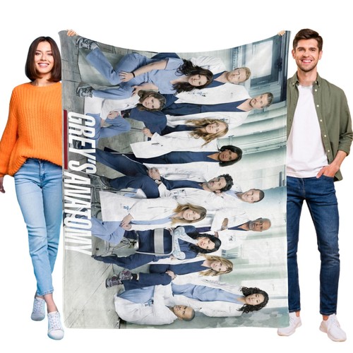 Grey anatomy blanket - grey's, soft