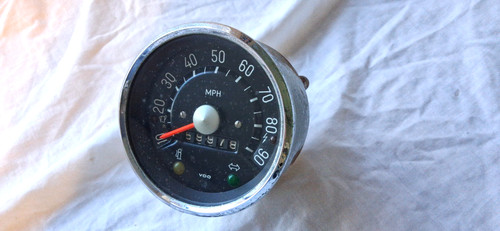 Vintage vdo speedometer with - vintage,