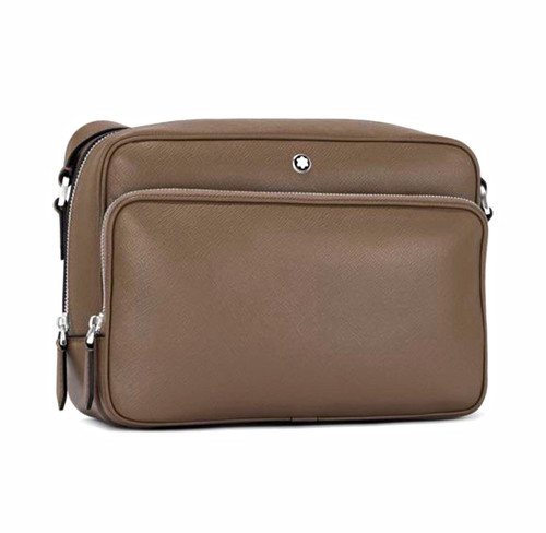 Montblanc taupe leather - montblanc,