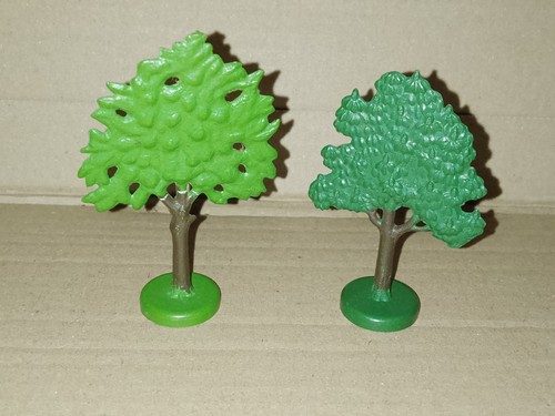 Vintage 1960s lego trees - 2x,