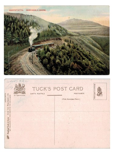 Vintage postcard aberystwyth - postcard,