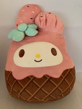 Squishmallows My Melody Ice Cream Sanrio Large Plush Soft Toy 15"