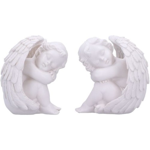 Sleeping cherub figurines - sleeping,