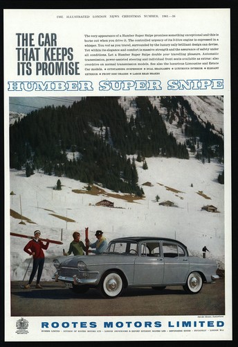 1961 rootes motors humber - motors,