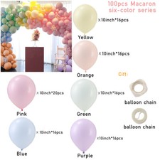 Pastel Macaron Balloon Garland