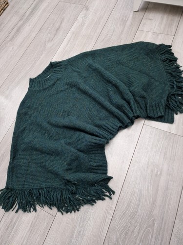 Zara dark green fringe - green,
