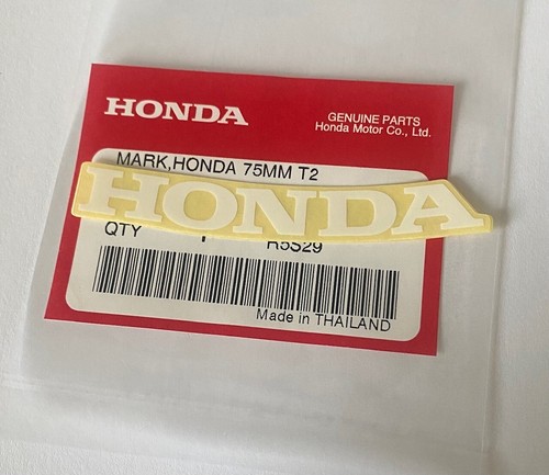 Honda mark 75mm white - honda, decal