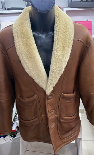 Men shearling coat size - size, 52