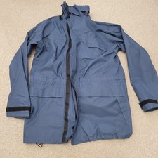 RAF Coat Mens Size 180/110 Blue Wet Weather With Liner Jacket Outdoors