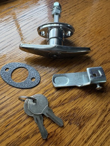 Shed door handle lock - t-handle,