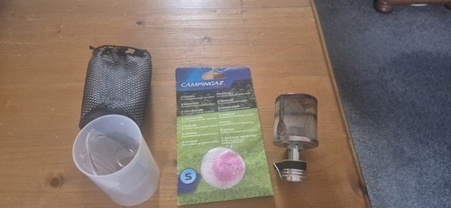 Coleman gas lamp with - gas,