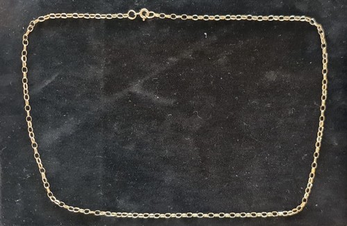 9ct gold belcher - 20”,