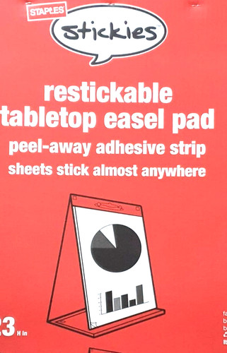 Staples flip chart pads - flip,