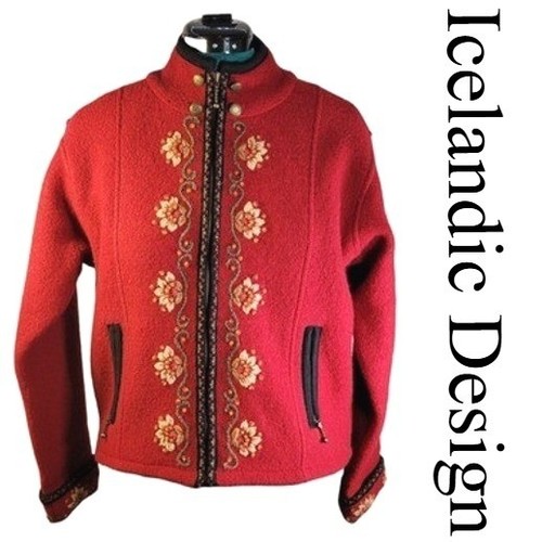 Icelandic design red - red, boiled
