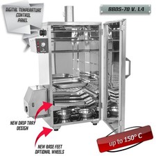 BBQ Smoker Smokehouse Electric Digital Smoker 70L  Borniak 2024 Model Fish Meat 