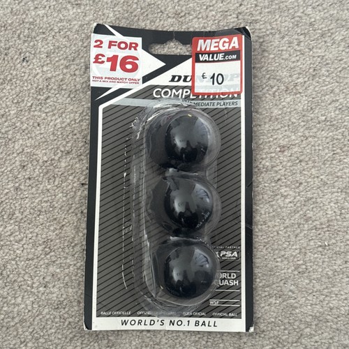 Dunlop competition squash - x3,