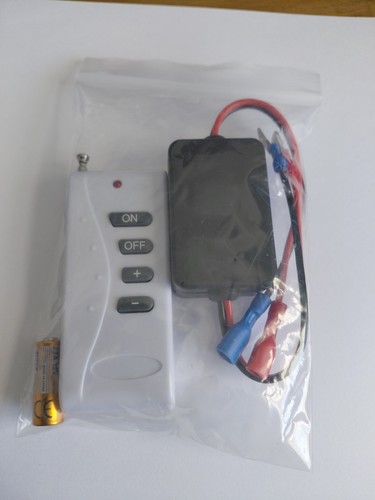 Timer speed control remote - +, +