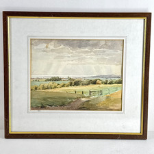FRAMED MOUNTED WATERCOLOUR