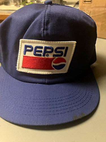 Pepsi blue mesh trucker - blue,