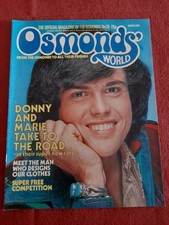 Osmonds world magazine issue