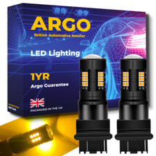 2x 3157a 183 Amber Led