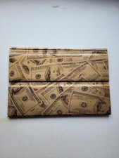 Custom Hydrographic Dollar Design Panel Cover Display Piece - Unique Art Decor