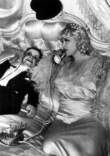 Mae west monochrome photo - mae,