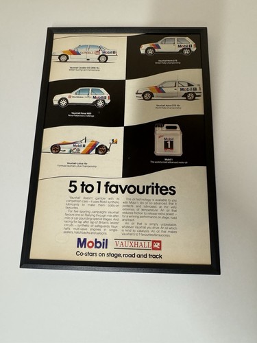 Framed vauxhall nova - vauxhall, astra