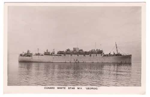 Cunard white star - cunard, georgic