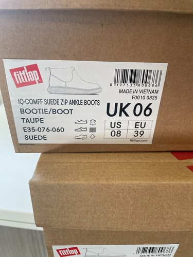 Fitflop comff suede zip - fitflop, iq-comff