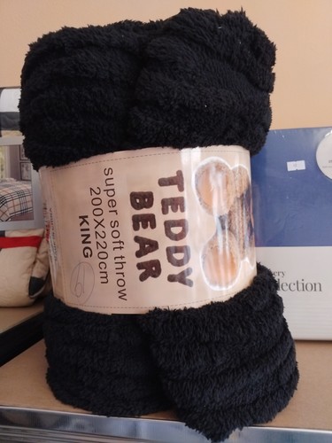Teddy bear king size - size, blanket