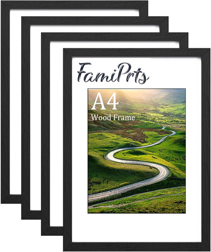 4pack frame wooden a4 - 4pack,