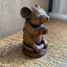 Church Mouse Praying - Wood