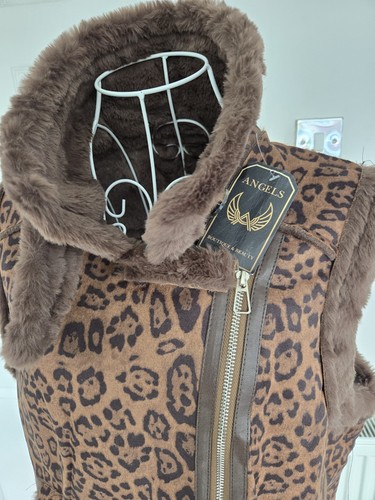 Angels brown beige leopard - brown/beige,