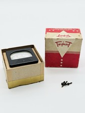 Vintage Bakelite Gauge Meter Triplet Model 347-T RF 0-.5 Amp Original Box AB5