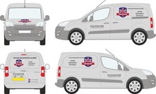 Small Van Graphics | Business Decals | Easy Fit | Citroen Berlingo Or Similar