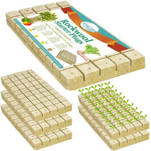Rockwool cubes for hydroponics - rockwool,