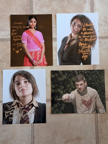 Harry potter movie autographs - harry,