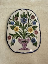 Vintage Spanish Pottery Wall