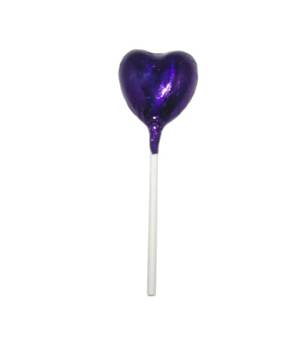 Heart lollipops milk chocolate - heart,
