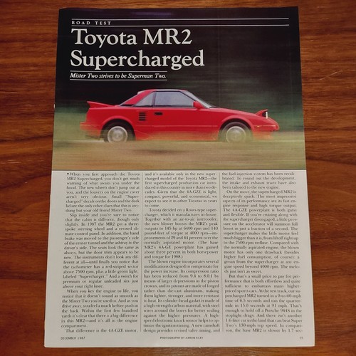 Toyota mr2 supercharged - mr2,